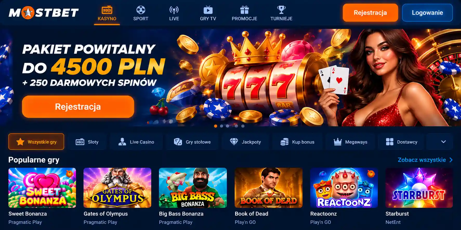 Strona główna Mostbet Casino PL